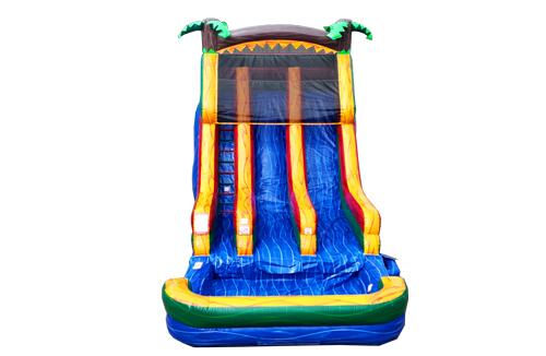 Dual Lane Water Slide